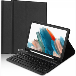 Θήκη Samsung Galaxy Tab A11 Plus 11" Buddi Zuna Keyboard Case με Υποδοχή για Γραφίδα και Πληκτρολόγιο Bluetooth - Black (8719246559488)