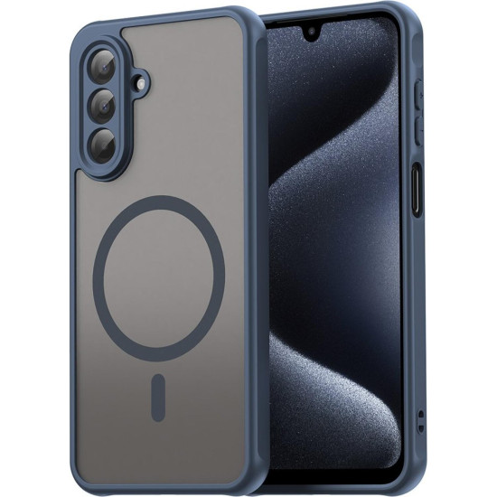 Θήκη Samsung Galaxy A17 Techsuit HaloFrost II MagSafe Σκληρή Ημιδιάφανη με MagSafe - Navy Blue (5949419296039)