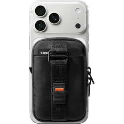Universal Θήκη Spigen Tintap Zip MagFit Pouch MagSafe Πορτοφόλι για Κάρτες / Πουγκί με RFID - Black (AFA10226)