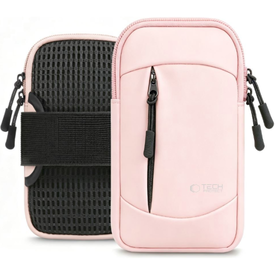 Universal Θήκη Tech-Protect M6 Sport Armband Μπράτσου για Κινητά / Smartphones έως 6.9" - Pink (5906302323289)