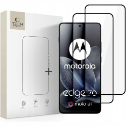 Tempered Glass Motorola Edge 70 Tech-Protect Glass Fit+ Full Face Αντιχαρακτικό Γυαλί Προστασίας Οθόνης 2 Τεμάχια - Black (5906302323531)