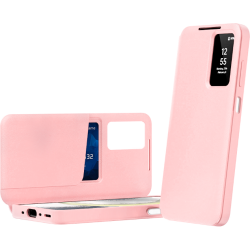 Θήκη Samsung Galaxy A17 / A26 Techsuit SmartView Series Flip με Ενεργό Πορτάκι - Pink (5949419336254)