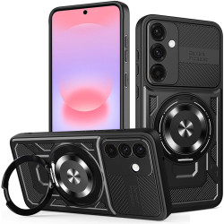 Θήκη Samsung Galaxy A37 / A56 / A36 Techsuit RuggedCam Ανθεκτική με KickStand & MagSafe - Black (5949419359215)