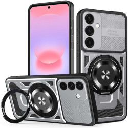 Θήκη Samsung Galaxy A37 / A56 / A36 Techsuit RuggedCam Ανθεκτική με KickStand & MagSafe - Gray (5949419359192)
