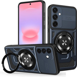 Θήκη Samsung Galaxy A37 / A56 / A36 Techsuit RuggedCam Ανθεκτική με KickStand & MagSafe - Blue (5949419359208)