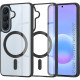 Θήκη Samsung Galaxy A57 Techsuit MagSafe Pro Σκληρή Διάφανη με MagSafe - Black (5949419367005)