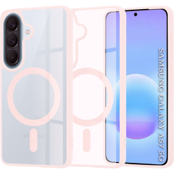 Θήκη Samsung Galaxy A57 Techsuit MagSafe Pro Σκληρή Διάφανη με MagSafe - Nude Pink (5949419366992)