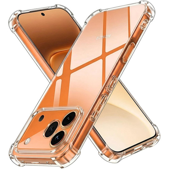 Θήκη Honor 600 Pro Techsuit Shockproof Clear Silicone Διάφανη Σιλικόνης - Clear (5949419367081)