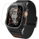 Θήκη & Tempered Glass Apple Watch Ultra 3 / Ultra 2 / Ultra 1 49mm Spigen Lite Fit Pro & Screen Protector Σετ Unibody με Λουράκι - Matte Black (ACS11415)