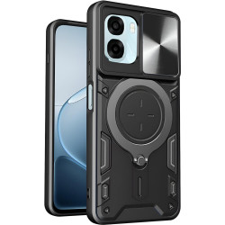Θήκη Oppo A6x Techsuit CamGuard Pro με Κάλυμμα για την Κάμερα & Μεταλλικό KickStand - Black (5949419362178)