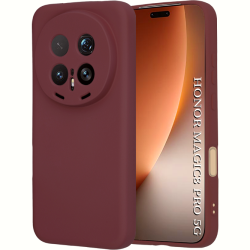 Θήκη Honor Magic8 Pro Techsuit SoftFlex Σιλικόνης - Plum Red (5949419358867)