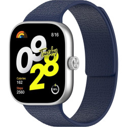 Λουράκι Xiaomi Smart Band 9 Pro / 8 Pro / Redmi Watch 6 / 5 / 4 Techsuit Watchband W016 Μαγνητικό Σιλικόνης - Midnight Blue (5949419340961)