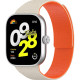 Λουράκι Xiaomi Smart Band 9 Pro / 8 Pro / Redmi Watch 6 / 5 / 4 Techsuit Watchband W016 Μαγνητικό Σιλικόνης - Starlight / Orange (5949419340930)
