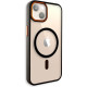 Θήκη iPhone 13 Bodycell DualTone Hybrid Case Διάφανη Σκληρή με MagSafe & TPU Bumper - Black (5206015086410)