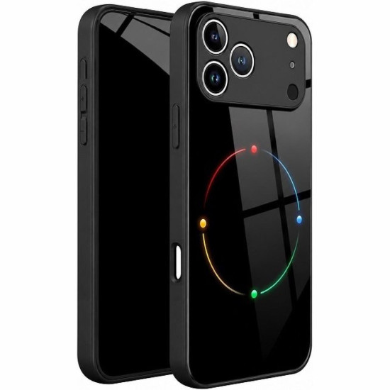 Θήκη iPhone 17 Pro Bodycell Back Cover Glass Shell με Πλάτη από Tempered Glass και TPU Bumper - Black (5206015085970)