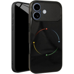 Θήκη iPhone 17 Bodycell Back Cover Glass Shell με Πλάτη από Tempered Glass και TPU Bumper - Black (5206015085963)
