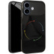 Θήκη iPhone 17 Bodycell Back Cover Glass Shell με Πλάτη από Tempered Glass και TPU Bumper - Black (5206015085963)