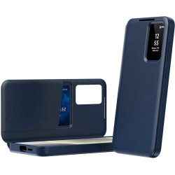 Θήκη Samsung Galaxy A56 Techsuit SmartView Series Flip με Ενεργό Πορτάκι - Blue (5949419302778)