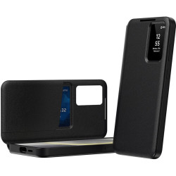 Θήκη Samsung Galaxy S25 FE Techsuit SmartView Series Flip με Ενεργό Πορτάκι - Black (5949419336209)