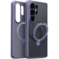 Θήκη Samsung Galaxy S26 Ultra Torras Ostand Q3 Spin Ανθεκτική με MagSafe & KickStand - Dark Purple (6938075649760)