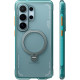Θήκη Samsung Galaxy S26 Ultra Torras Ostand Q3 Air Ημιδιάφανη Ανθεκτική με MagSafe & KickStand - Glacier Green (6938075647247)