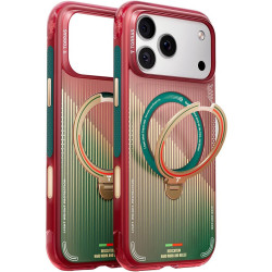 Θήκη iPhone 17 Pro Max Torras Ostand Q3 Air Ημιδιάφανη Ανθεκτική με MagSafe & KickStand - Glory Slash (6970592333845)