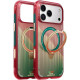 Θήκη iPhone 17 Pro Max Torras Ostand Q3 Air Ημιδιάφανη Ανθεκτική με MagSafe & KickStand - Glory Slash (6970592333845)
