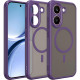 Θήκη Xiaomi Poco X8 Pro Techsuit HaloFrost II MagSafe Σκληρή Ημιδιάφανη με MagSafe - Purple (5949419369252)