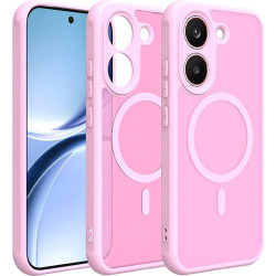 Θήκη Xiaomi Poco X8 Pro Techsuit HaloFrost II MagSafe Σκληρή Ημιδιάφανη με MagSafe - Pink (5949419369290)