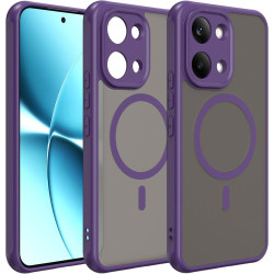 Θήκη Xiaomi Poco X8 Pro Max Techsuit HaloFrost II MagSafe Σκληρή Ημιδιάφανη με MagSafe - Purple (5949419366312)