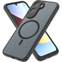 Θήκη Xiaomi Redmi A7 Pro 4G Techsuit HaloFrost II MagSafe Σκληρή Ημιδιάφανη με MagSafe - Black (5949419368583)