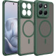 Θήκη Motorola Edge 70 Fusion Techsuit HaloFrost II MagSafe Σκληρή Ημιδιάφανη με MagSafe - Green (5949419367425)