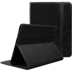 Θήκη Samsung Galaxy Tab A11 Plus 11" Rosso Deluxe Δερμάτινη με Υποδοχή για Γραφίδα - Black (8719246498350)