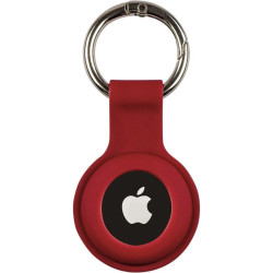 Θήκη AirTag 2 / 1 Mobile Origin AirTag KeyChain Σιλικόνης με Μπρελόκ - Red (FRL-ATKC-RED)