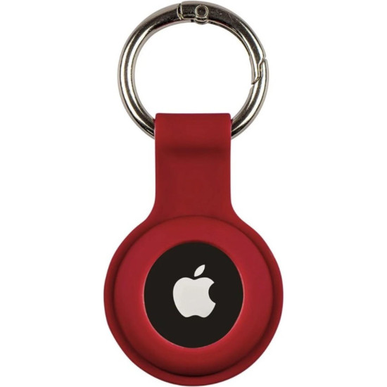 Θήκη AirTag 2 / 1 Mobile Origin AirTag KeyChain Σιλικόνης με Μπρελόκ - Red (FRL-ATKC-RED)