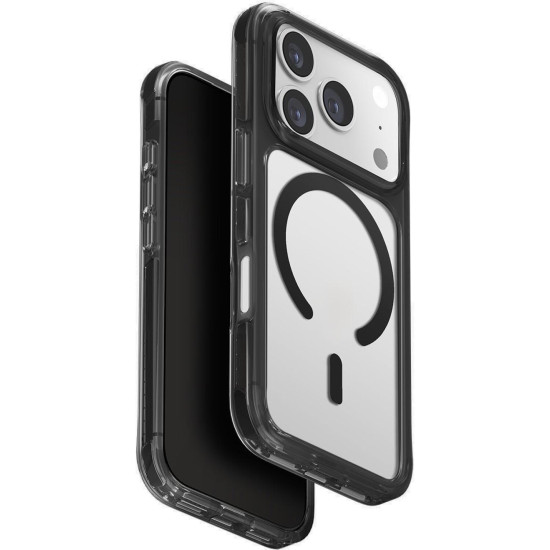 Θήκη iPhone 17 Pro Uniq Combat MagClick Ανθεκτική με MagSafe - Carbon Black (UNIQ-IP6.3P(2025)-COMMCBLK)