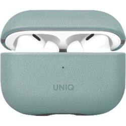 Θήκη AirPods Pro 2nd Gen Uniq Lyden Duo Series Premium Σκληρή από Vegan Δέρμα με Λουράκι Χειρός - Washed Blue / Black (UNIQ-AIRPODSPRO2-LDSWBLUBLK)