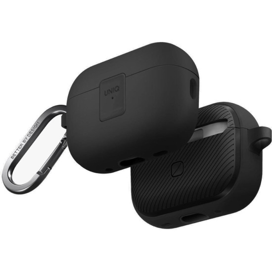 Θήκη AirPods Pro 2nd Gen Uniq Clyde Σκληρή με Μαγνητικό Κλείσιμο - Charcoal / Dark Grey (UNIQ-AIRPODSPRO2-CLYCHRDGRY)