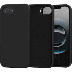 Θήκη iPhone 17e / 16e Spacecase Silicone Mag Case Σιλικόνης με MagSafe - Black (5905719138769)