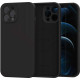 Θήκη iPhone 12 Pro Max Spacecase Silicone Mag Case Σιλικόνης με MagSafe - Black (5905719138684)