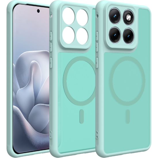 Θήκη Motorola Edge 70 Fusion Techsuit HaloFrost II MagSafe Σκληρή Ημιδιάφανη με MagSafe - Mint Green (5949419367388)