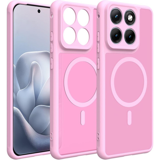 Θήκη Motorola Edge 70 Fusion Techsuit HaloFrost II MagSafe Σκληρή Ημιδιάφανη με MagSafe - Pink (5949419367432)