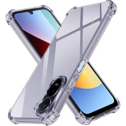 Θήκη Xiaomi Redmi A7 Pro 4G Techsuit Shockproof Clear Silicone Σιλικόνης - Smoke Black (5949419368804)