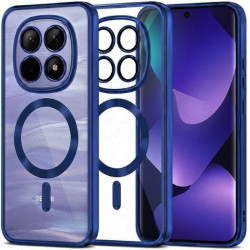 Θήκη Xiaomi Redmi Note 15 / Poco M8 Techsuit Luxury Crystal Διάφανη Σιλικόνης με MagSafe - Deep Blue (5949419368149)