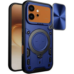 Θήκη Honor 600 / 600 Pro Techsuit CamGuard Pro με Κάλυμμα για την Κάμερα & Μεταλλικό KickStand - Blue (5949419366183)