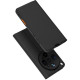 Θήκη Oppo Find X9 Ultra Techsuit Magskin Book Πορτοφόλι από Οικολογικό Δέρμα - Black (5949419365988)