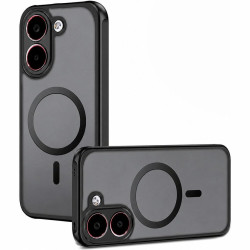 Θήκη Xiaomi Poco X8 Pro Techsuit PureFrost Σκληρή Ημιδιάφανη με MagSafe - Frosted Black (5949419366404)