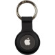 Θήκη AirTag 2 / 1 Mobile Origin AirTag KeyChain Σιλικόνης με Μπρελόκ - Black (FRL-ATKC-BLK)
