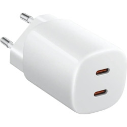 Φορτιστής Official Xiaomi Nano Turbo Power Adapter Γρήγορος Ταξιδιού / Αντάπτορας με 2 x Type-C 45W - White (BHR087OEU)