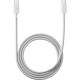 Καλώδιο Type-C Official Xiaomi 6A Braided σε Type-C Φόρτισης & Μεταφοράς Δεδομένων 100cm 120W - White (BHR087KGL)